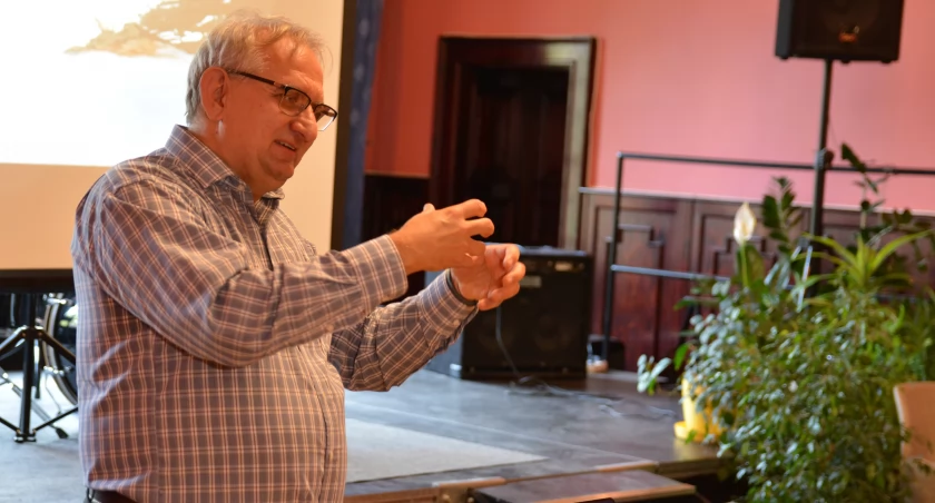 Prof. Sławomir Tułaczyk w Liceum Ogólnokształcącym w Kamiennej Górze