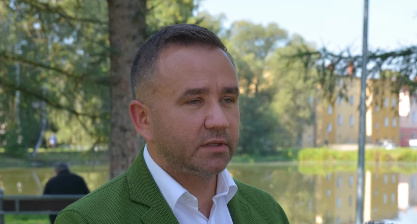 Patryk Straus, wójt gminy Kamienna Góra