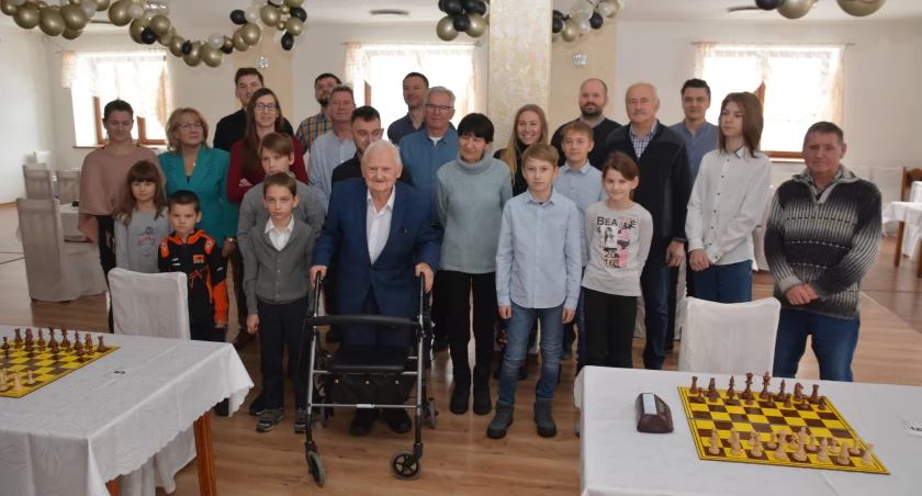 Uczestnicy Rodzinnego Turnieju Szachowego Stefan 92