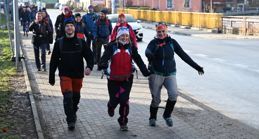 Uczestnicy najkrótszej trasy Z watahą przekraczamy granice