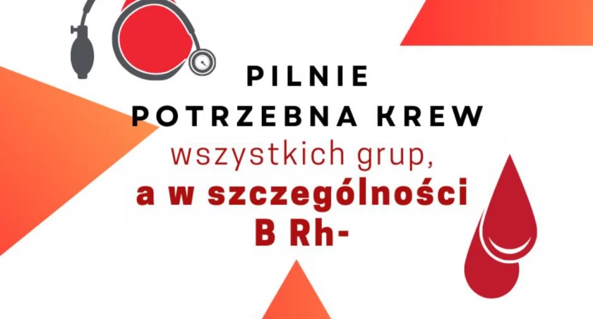 zdjęcie pilnie potrzebna krew