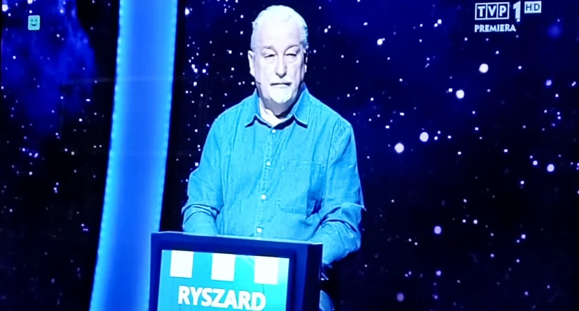 Ryszard Gołębiowski w teleturnieju Jeden z dziesięciu