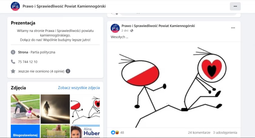 facebook / Prawo i Sprawiedliwość Powiat Kamiennogórski