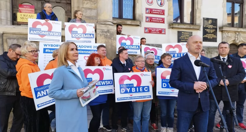 konferencja prasowa kandydatów Koalicji Obywatelskiej, fot. użyczone