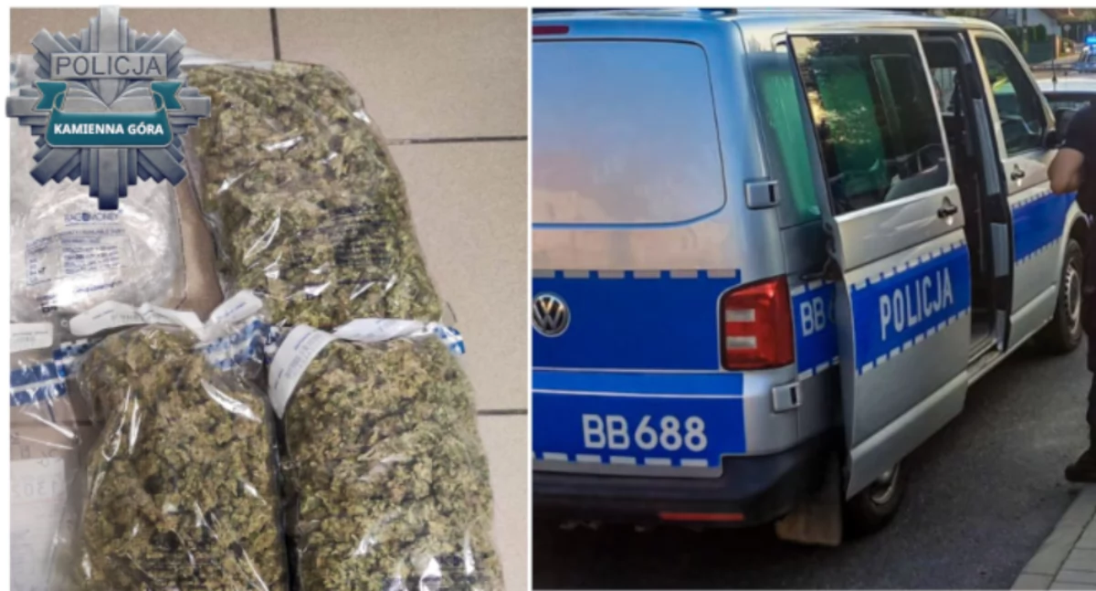 Policja, Polak Czesi zatrzymani narkotykami - zdjęcie, fotografia