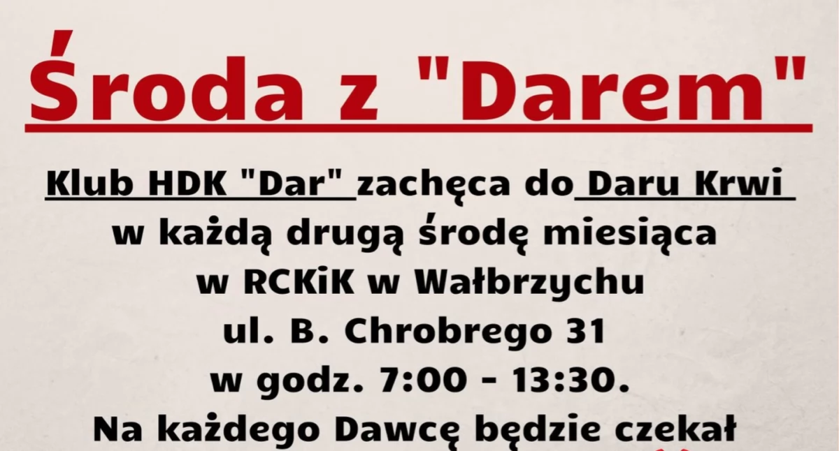 Zdrowie, Środa Darem - zdjęcie, fotografia