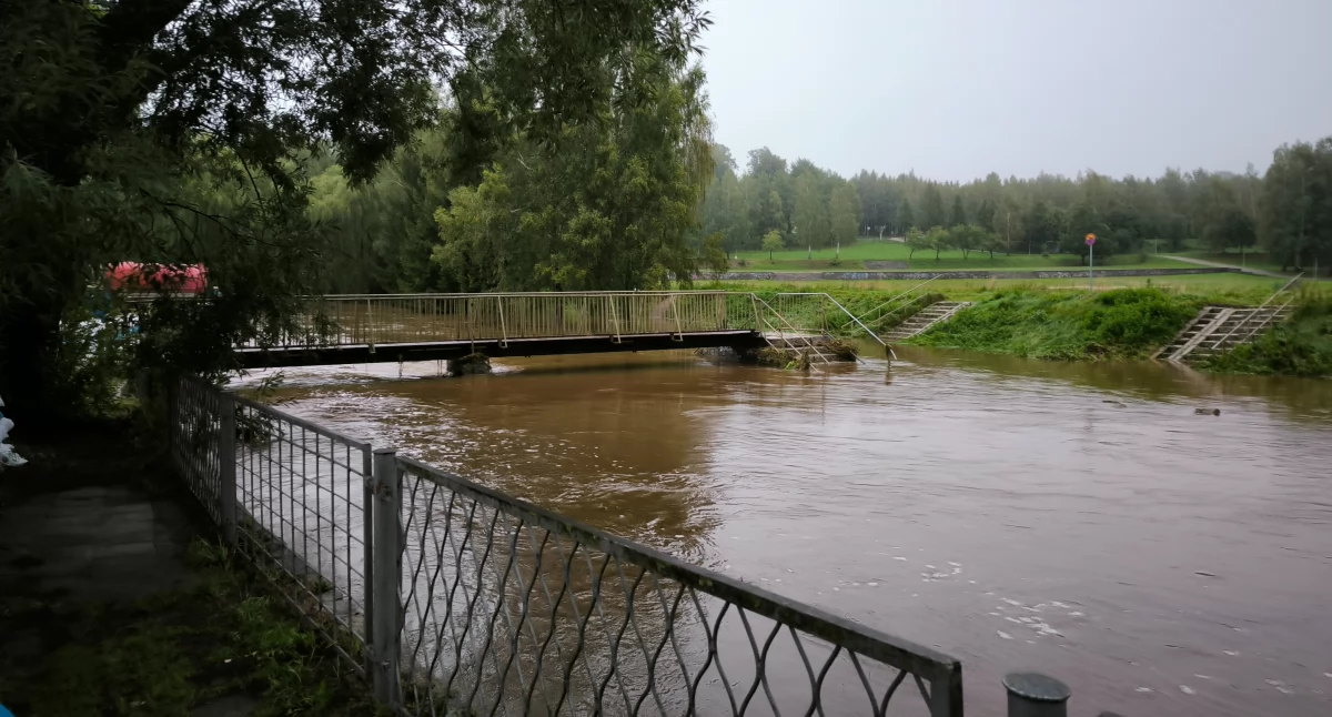 Pogoda, Trzeci dzień powodzi - zdjęcie, fotografia