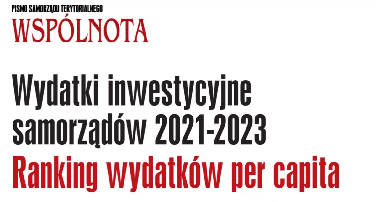 Samorząd, Samorządowe inwestycje capita - zdjęcie, fotografia