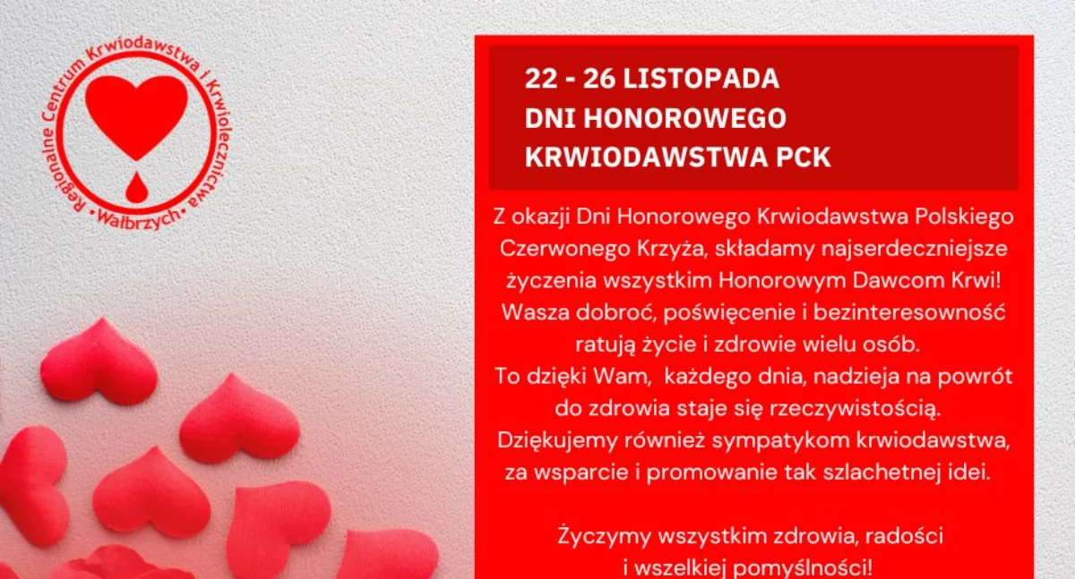 Zdrowie, listopada Honorowego Krwiodawstwa - zdjęcie, fotografia