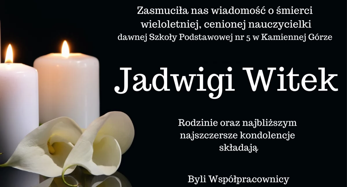 Pożegnania, Pożegnanie Jadwiga Witek - zdjęcie, fotografia