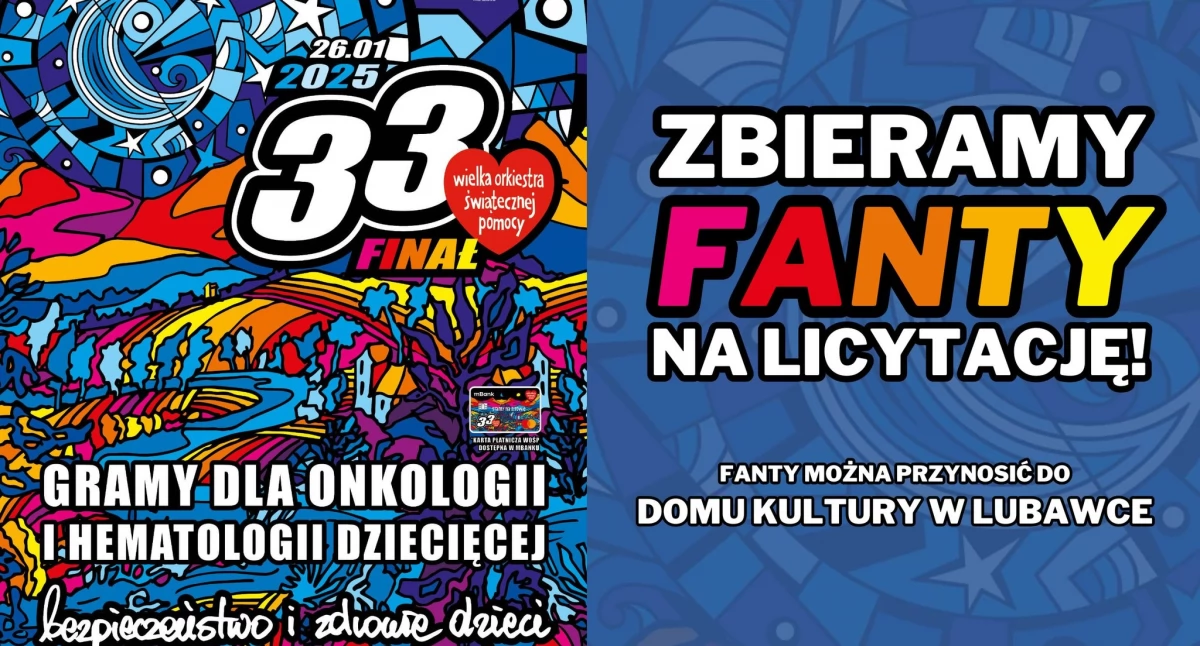 Inne wydarzenia kulturalne, Lubawce zbierają fanty WOŚP - zdjęcie, fotografia