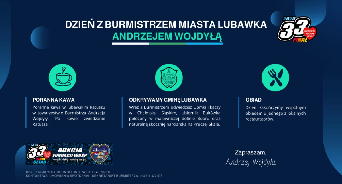 Inne wydarzenia kulturalne, Dzień burmistrzem Lubawki - zdjęcie, fotografia