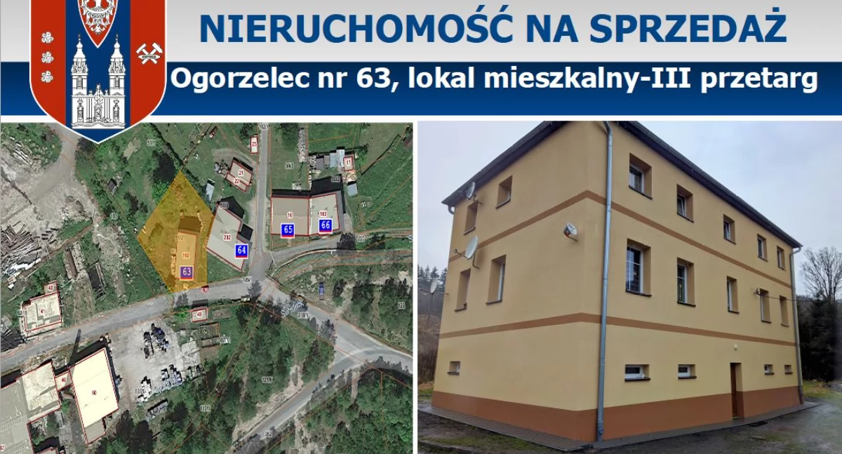 Z urzędów, OGŁOSZENIE przetarg lokal mieszkalny Ogorzelec - zdjęcie, fotografia