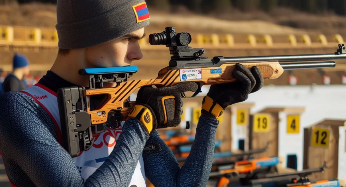 Biathlon, biegi narciarskie, Drugi dzień biathlonowych mistrzostw województwa - zdjęcie, fotografia