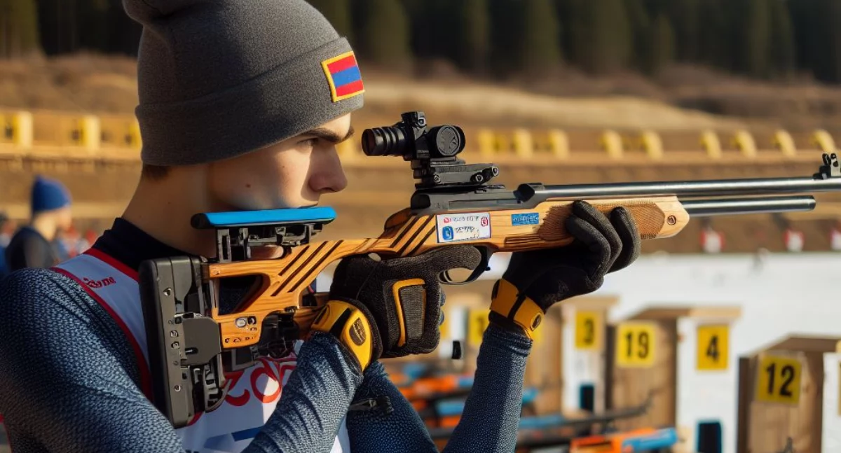 Biathlon, biegi narciarskie, Biathlonowe sprinty - zdjęcie, fotografia