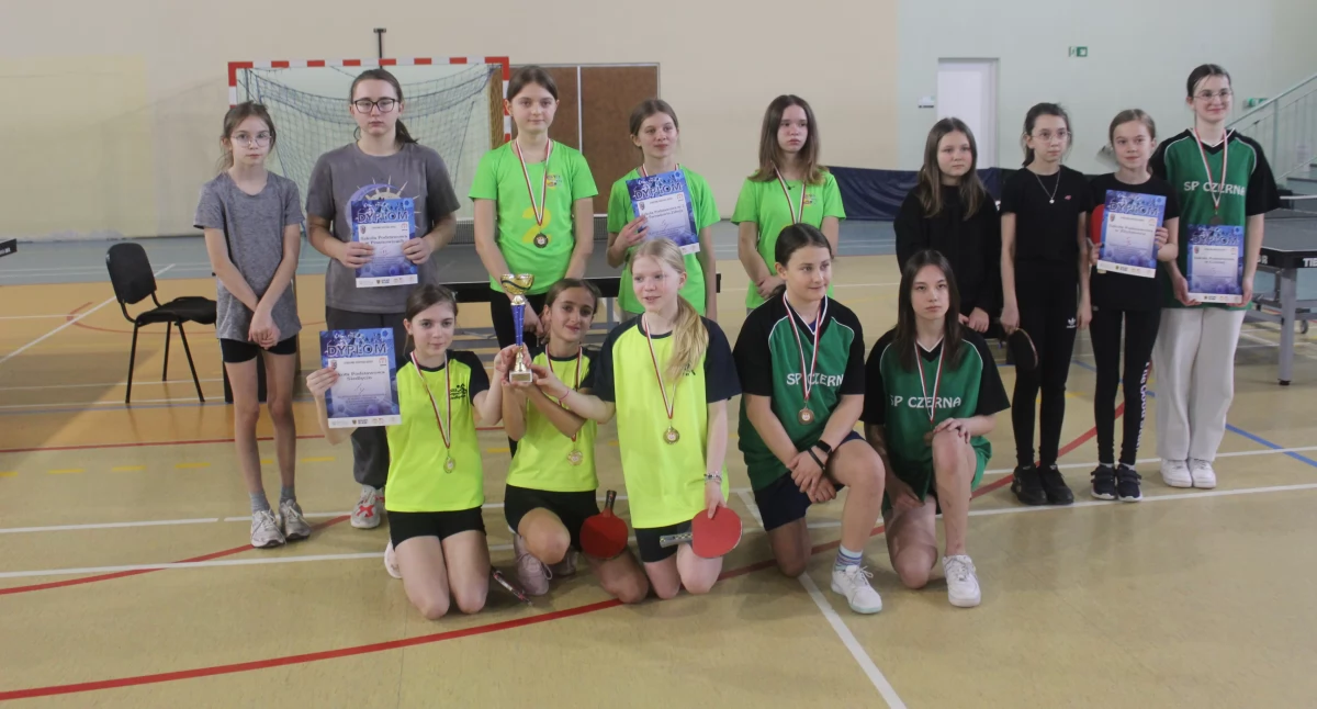 Sport szkolny, Igrzyska Dzieci tenis stołowy finał strefy - zdjęcie, fotografia