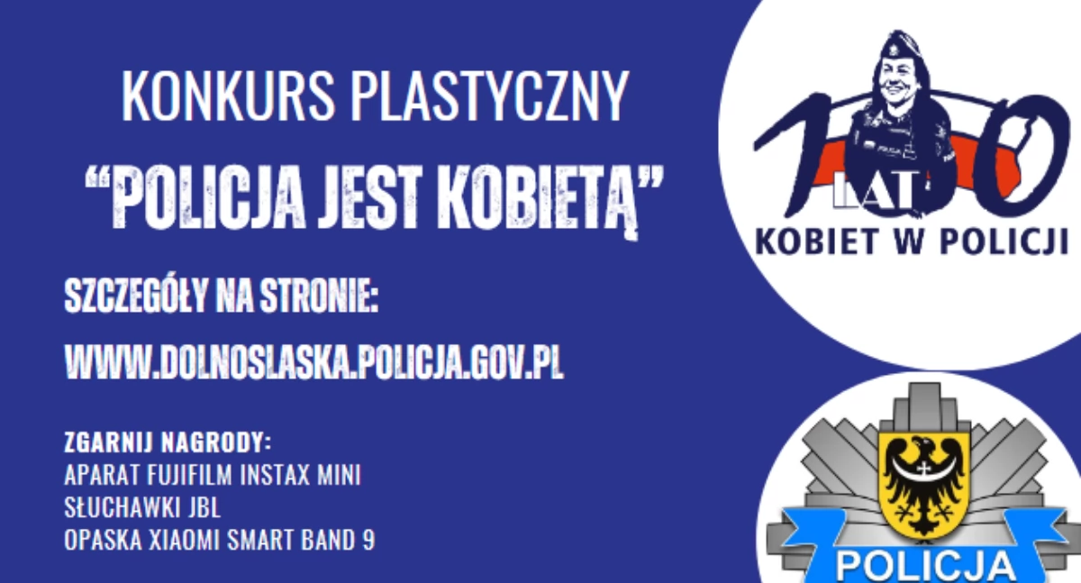 Policja, Policja kobietą konkurs plastyczny - zdjęcie, fotografia