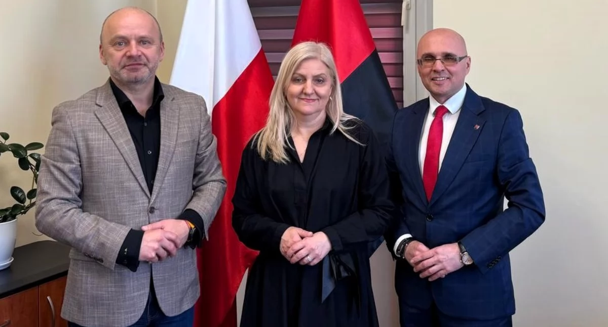 Z urzędów, Współpraca kamiennogórskiej Strefy Lubaniem powiatem lubańskim - zdjęcie, fotografia