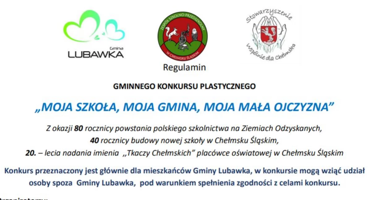 Szkoły, edukacja, Konkurs plastyczny szkoła gmina mała ojczyzna - zdjęcie, fotografia