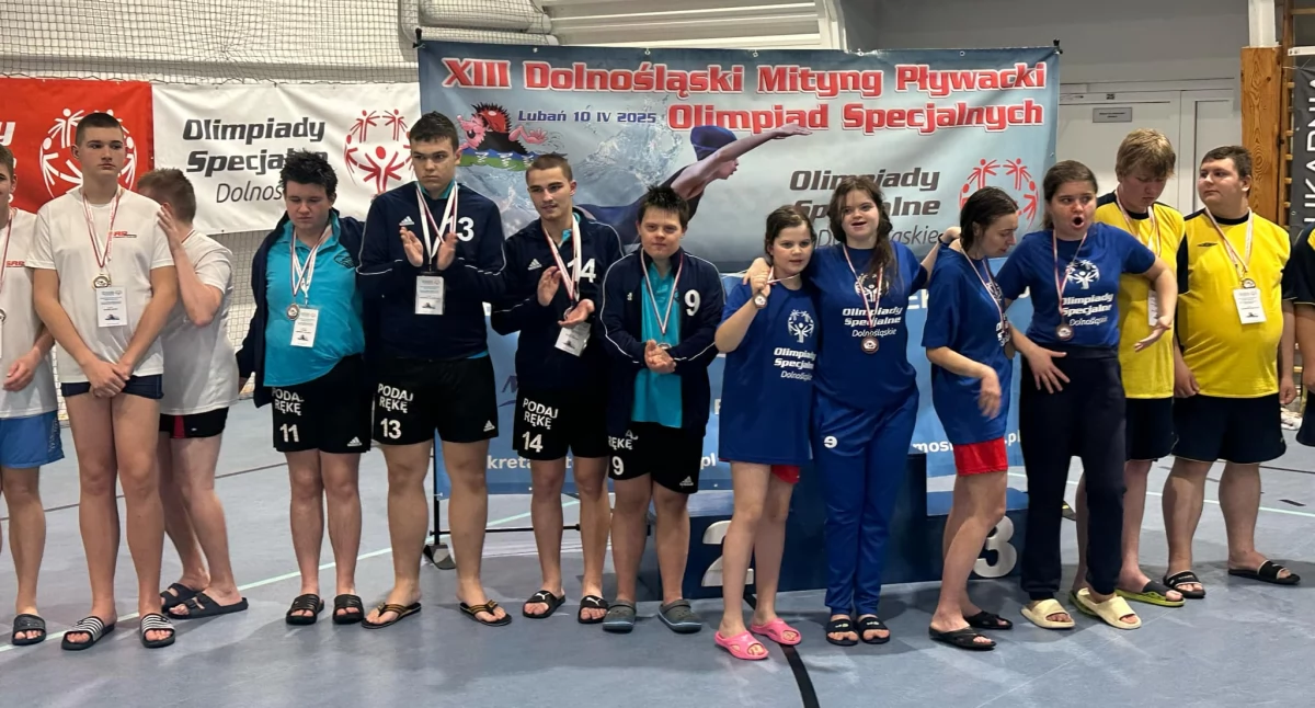 Inne dyscypliny, Dolnośląski Mityng pływackich Olimpiad Specjalnych - zdjęcie, fotografia