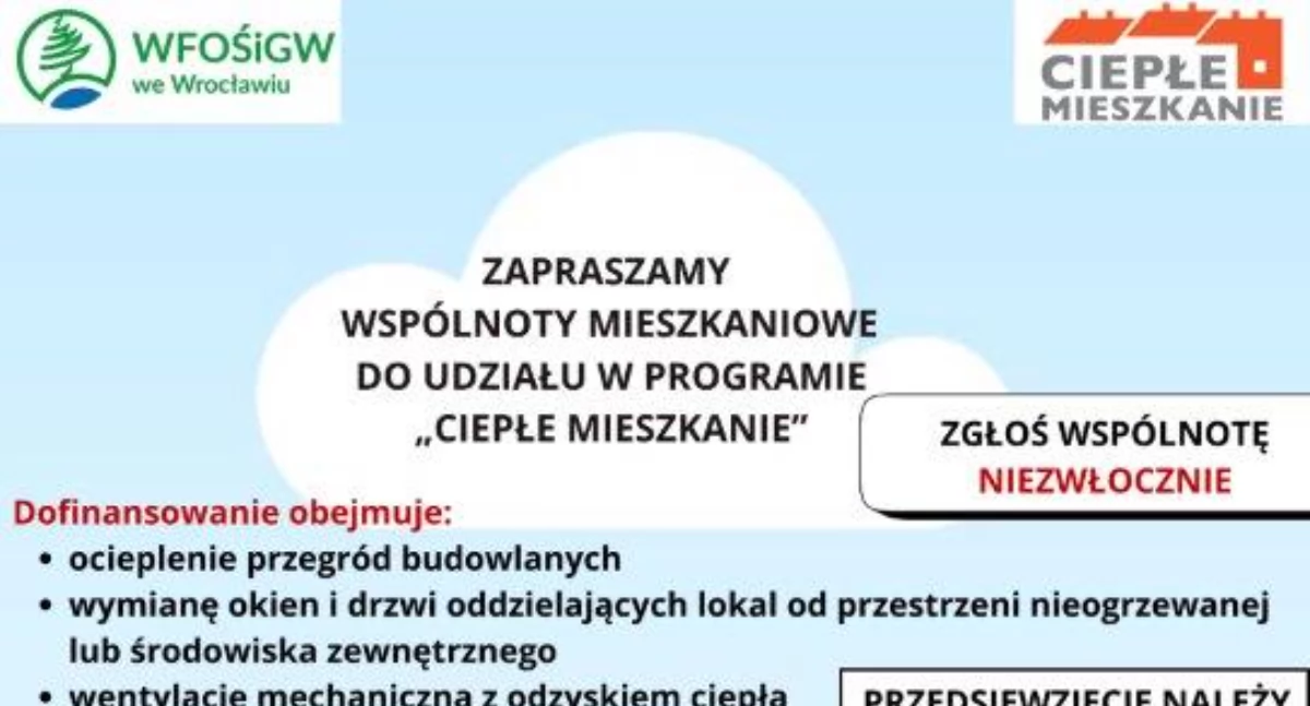 Z urzędów, Program Ciepłe Mieszkanie wspólnot mieszkaniowych - zdjęcie, fotografia