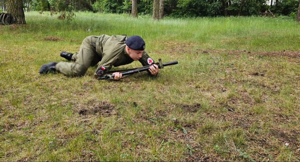 Szkoły, edukacja, Wojskowe testy uczniów ZSZiO - zdjęcie, fotografia