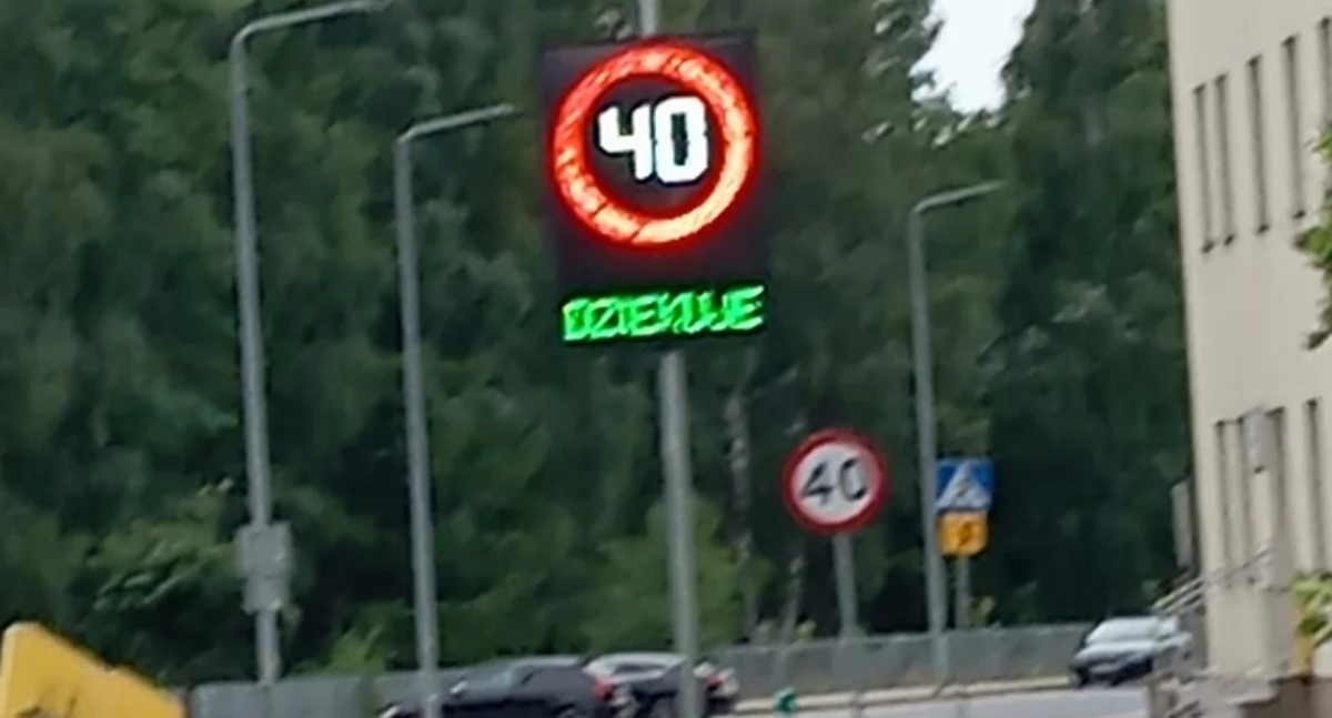 Ostrzeżenia, mierzą prędkość - zdjęcie, fotografia