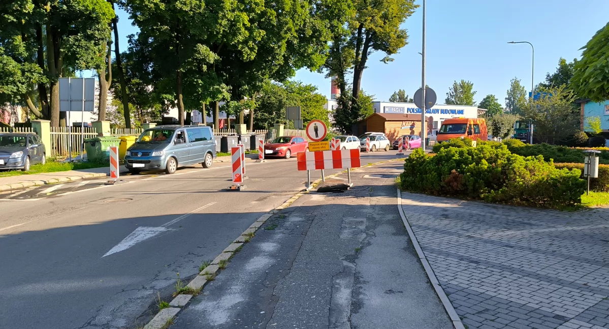 Inwestycje, remonty, Utrudnienia centrum Kamiennej Góry - zdjęcie, fotografia
