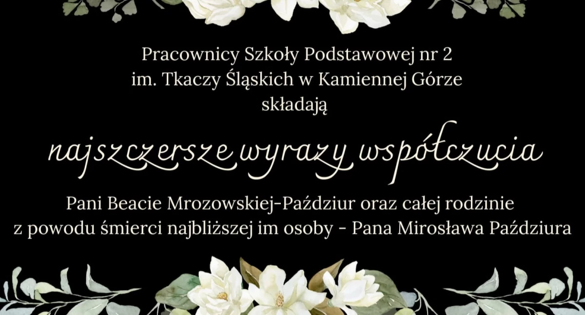 Pożegnania, Kondolencje - zdjęcie, fotografia