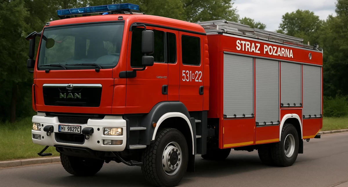 Straż pożarna, dostarczyć strażakom Lubawki - zdjęcie, fotografia