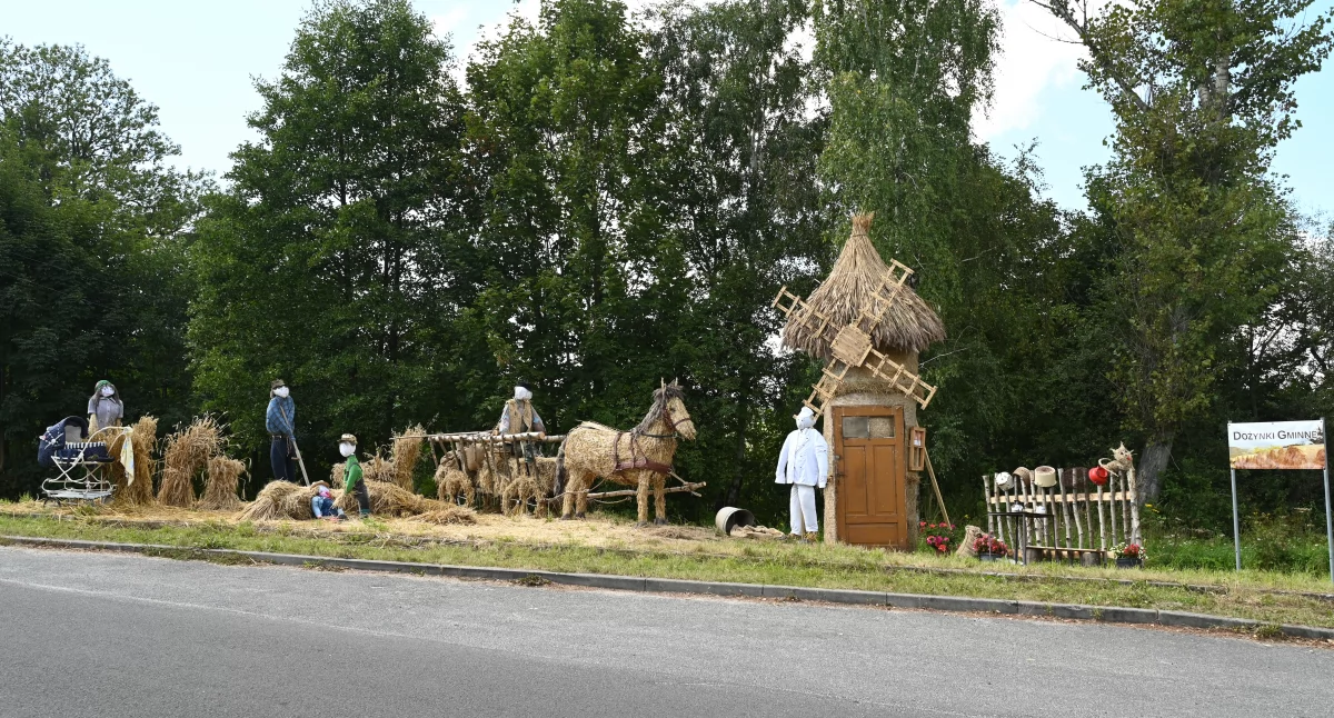 Inne wydarzenia kulturalne, Dożynkowe witacze gminie Marciszów - zdjęcie, fotografia