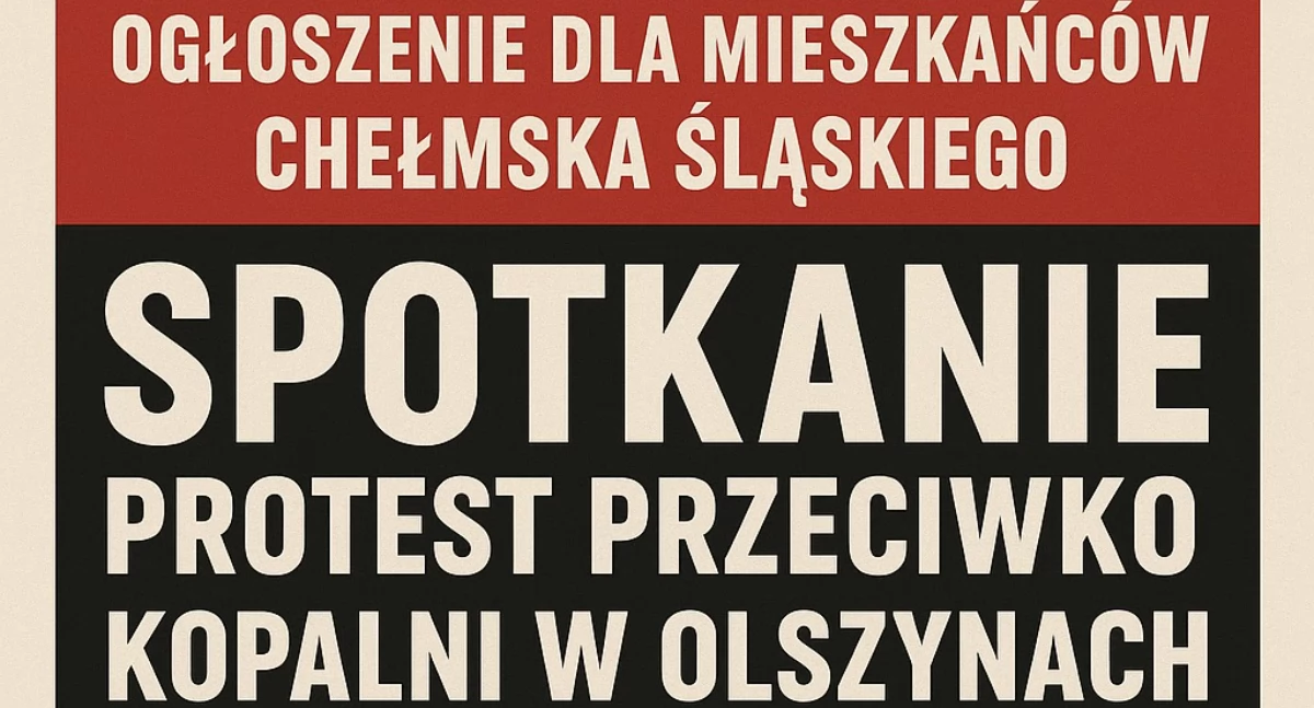 Ekologia, przyroda, Spotkanie sprawie kopalni - zdjęcie, fotografia