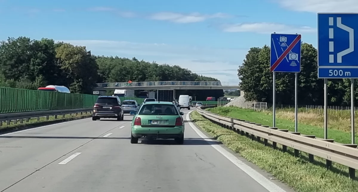 Ostrzeżenia, Kolejny odcinek pomiarem prędkości - zdjęcie, fotografia