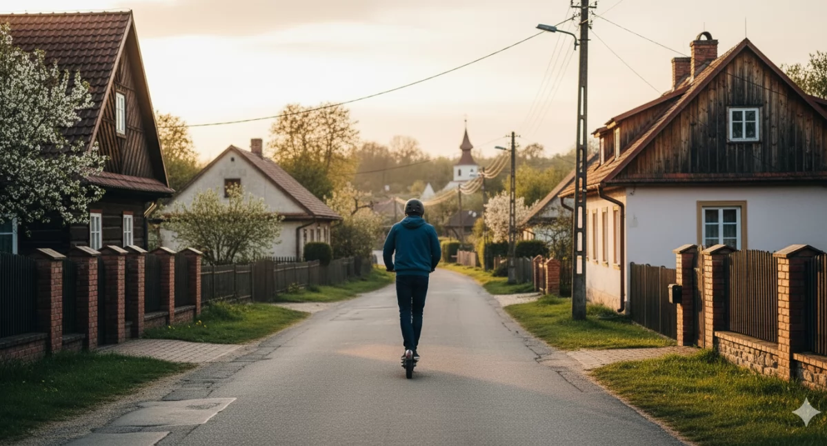 Policja, Jadących hulajnogą obowiązują przepisy - zdjęcie, fotografia
