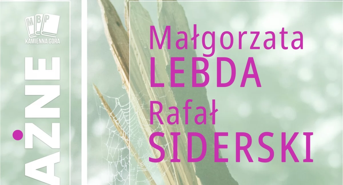 Spotkania autorskie, Spotkanie autorskie Małgorzata Lebda Rafał Siderski - zdjęcie, fotografia