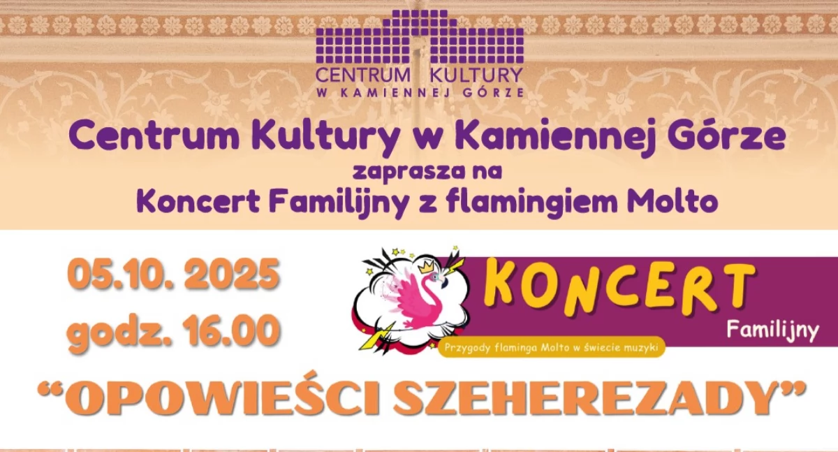 Koncerty, Koncert Familijny Flamingiem Molto Opowieści Szeherezady - zdjęcie, fotografia