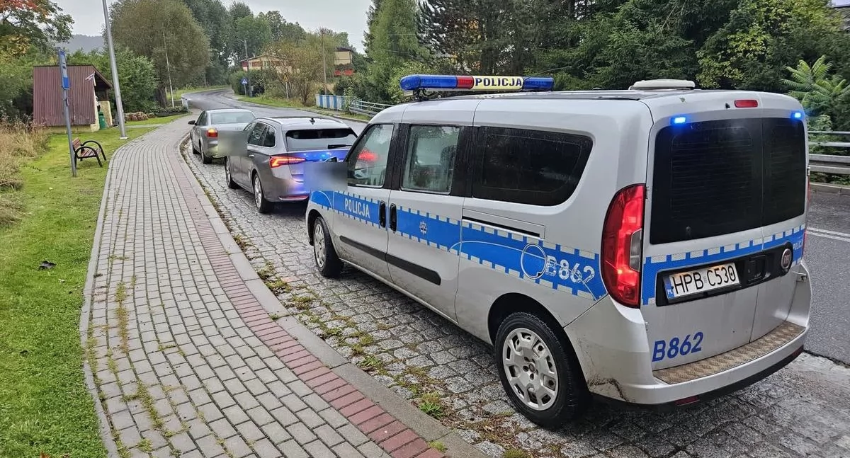 Wypadki, Poranna kolizja Przedwojowie - zdjęcie, fotografia