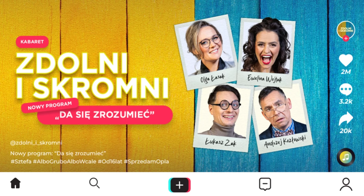 Inne wydarzenia kulturalne, Kabaret Zdolni Skromni Lubawce - zdjęcie, fotografia