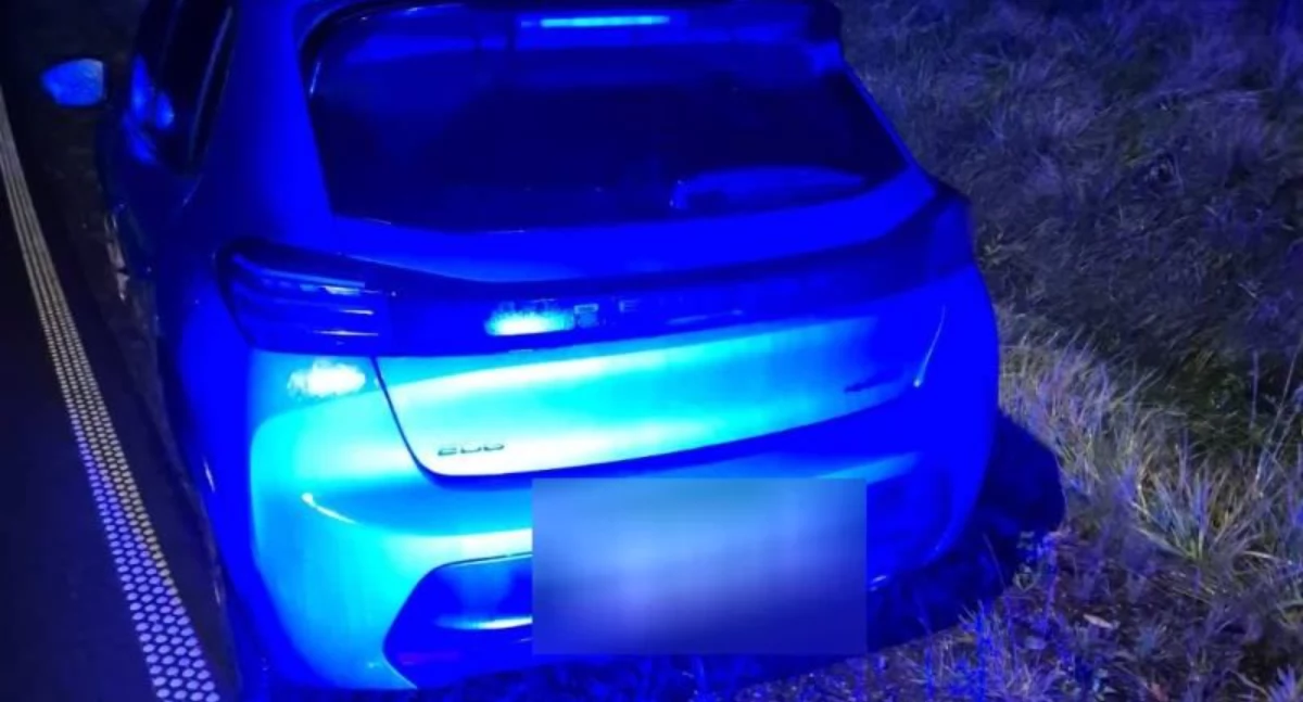 Policja, poszukiwany dziewięcioma listami gończymi wpadł terenie powiatu kamiennogórskiego - zdjęcie, fotografia