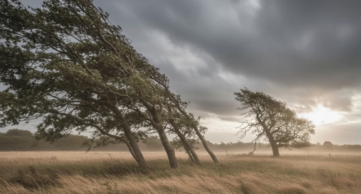 Pogoda, Silny wiatr - zdjęcie, fotografia