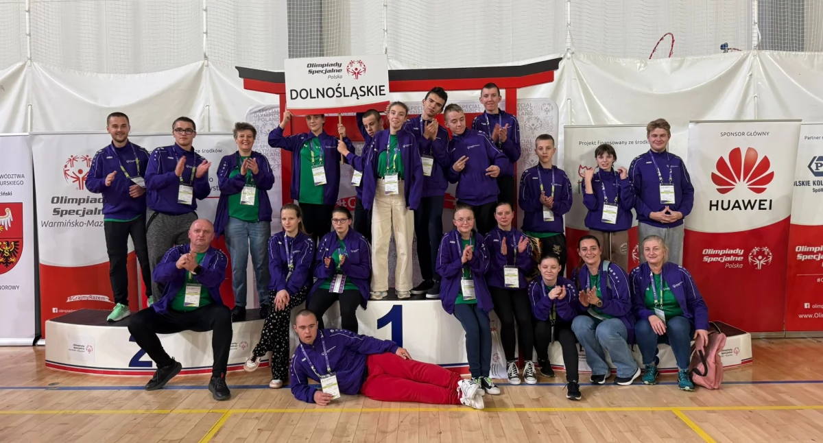 Sport szkolny, Sukces uczniów Zespołu Szkół Specjalnych Ogólnopolskim Mityngu Gimnastycznym Olimpiad Specjalnych Olsztynie - zdjęcie, fotografia