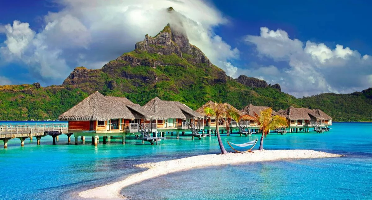 Współpraca, Tahiti czarne plaże kultura Maorysów sercu Polinezji Francuskiej - zdjęcie, fotografia