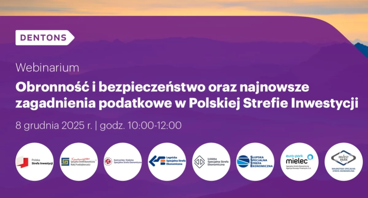 Z urzędów, webinar Obronność bezpieczeństwo najnowsze zagadnienia podatkowe Polskiej Strefie Inwestycji - zdjęcie, fotografia