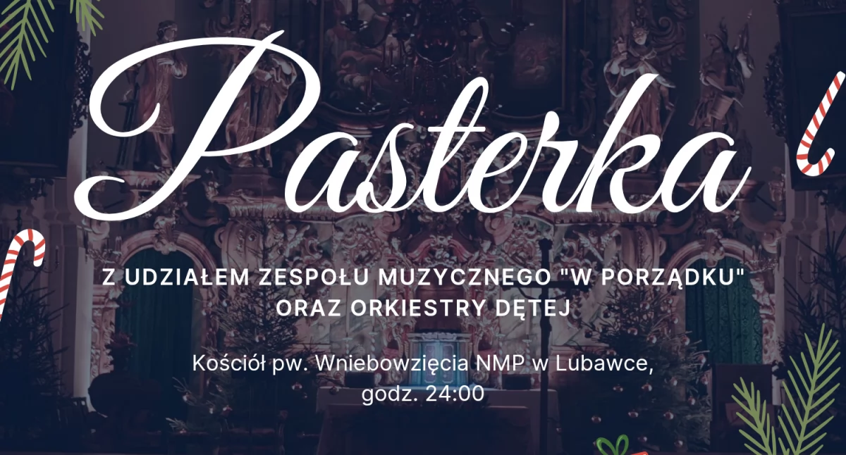 Kościół, religia, Pasterka Lubawce zaproszenie - zdjęcie, fotografia