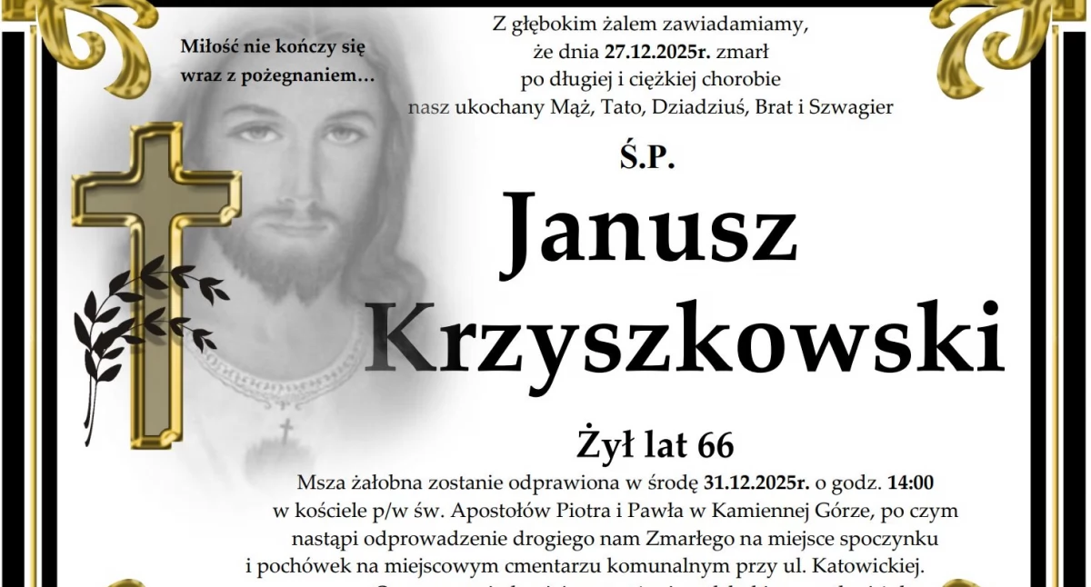 Pożegnania, Pożegnanie Janusz Krzyszkowski - zdjęcie, fotografia