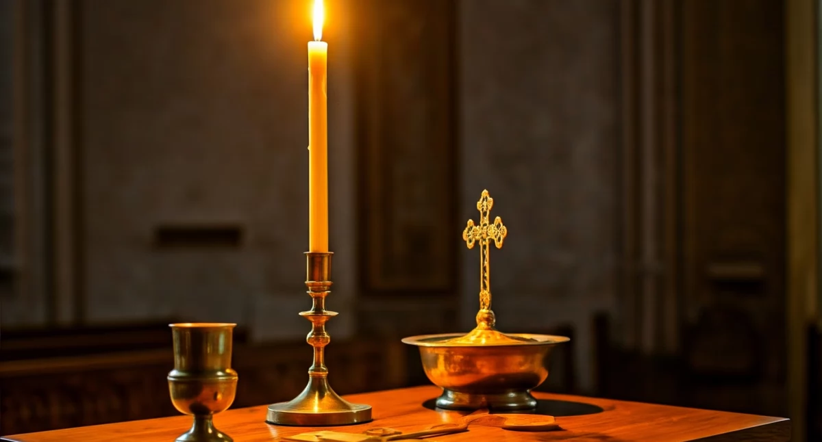 Kościół, religia, wizyty duszpasterskiej parafii Krzeszów - zdjęcie, fotografia