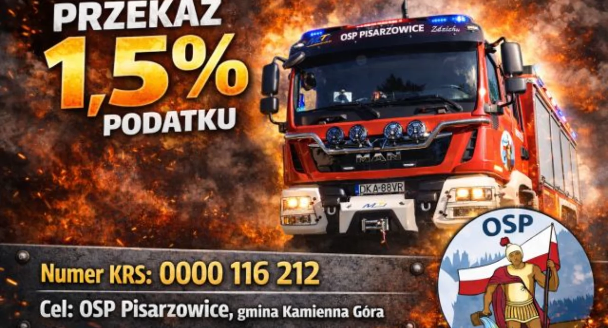 1,5%, podatku Pisarzowice - zdjęcie, fotografia