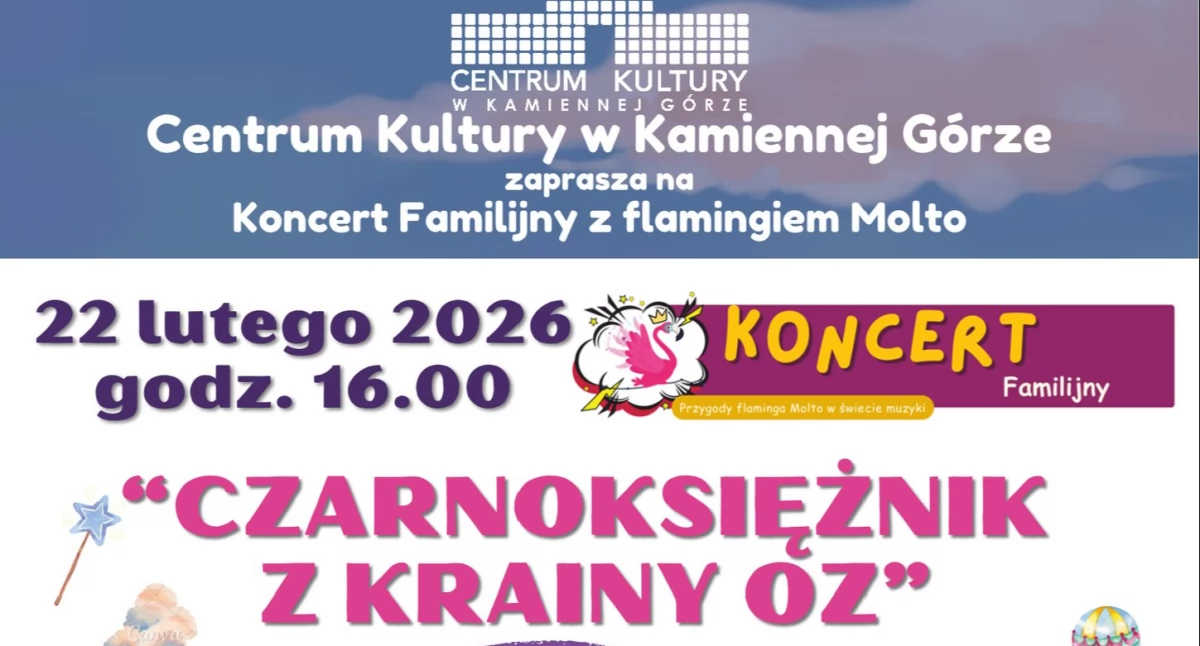 Koncerty, Czarnoksiężnik krainy koncert familijny - zdjęcie, fotografia