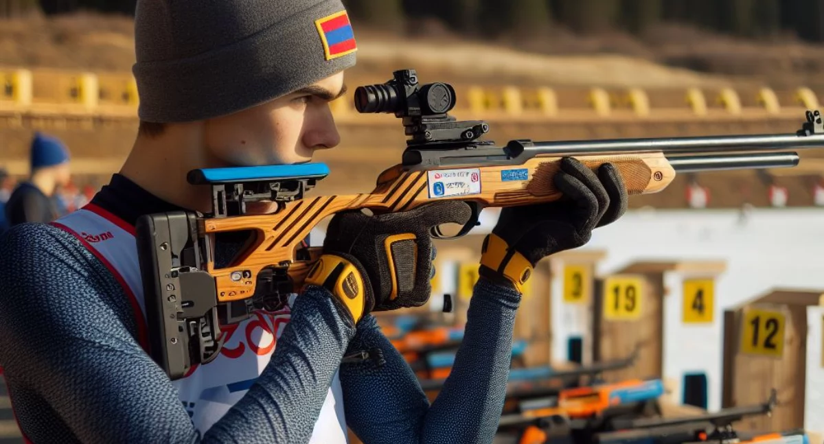 Biathlon, biegi narciarskie, Drugie złoto Olimpiadzie - zdjęcie, fotografia