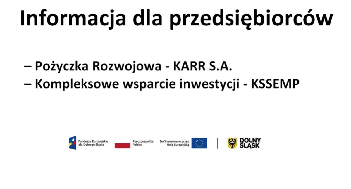 Z urzędów, Informacja przedsiębiorców Pożyczka Rozwojowa kompleksowe wsparcie inwestycji - zdjęcie, fotografia